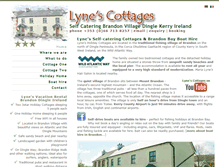 Tablet Screenshot of lynescottages.com